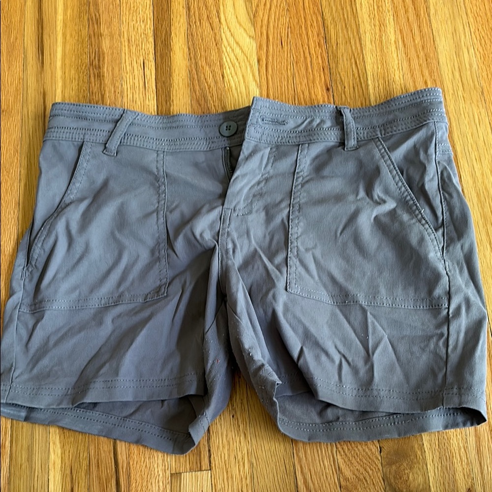 Prana Gray Shorts with Pockets